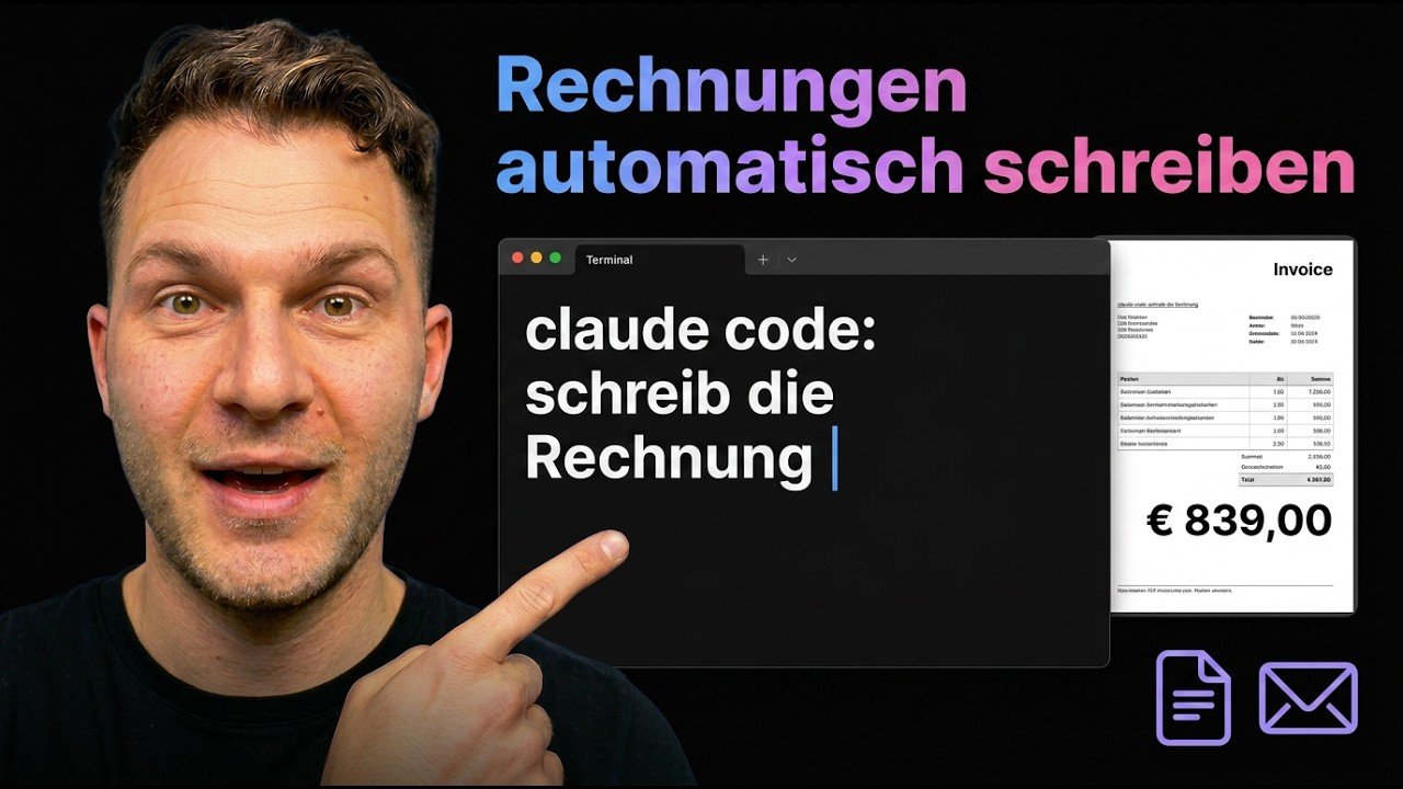 Rechnungen automatisch schreiben mit Claude Code Agent